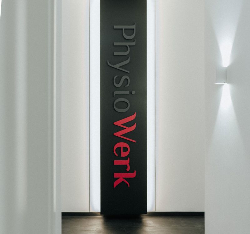 Schriftzug/3D Logo PhysioWerk